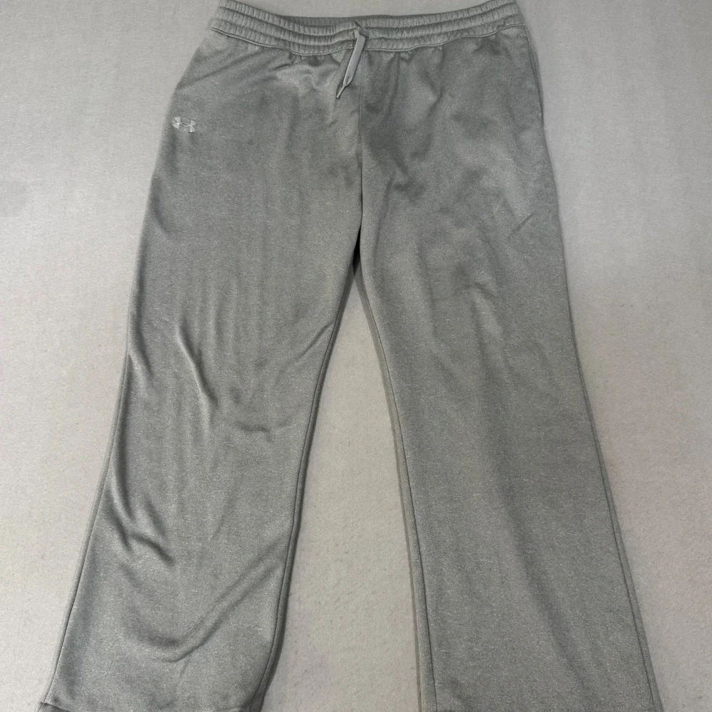 Under Armour Sweatpants Mens XL Gray Loose Fit Fleece Lined Athletic Joggers